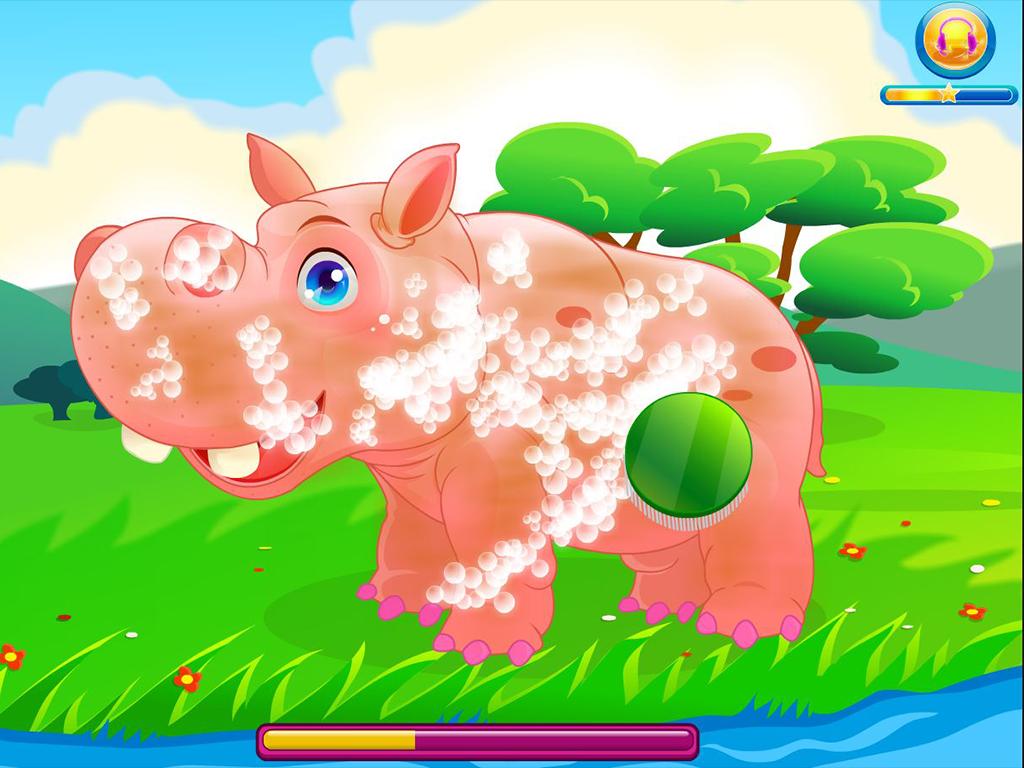 Cute hippo care