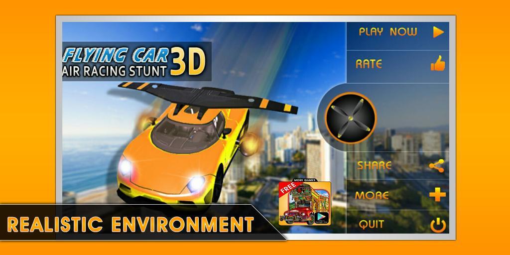 Flying Car Air Racing Stunt 3D