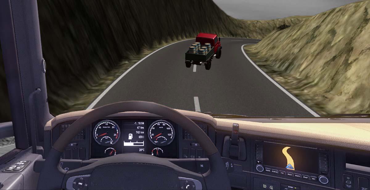 Cargo Truck Drive Hill Turbo