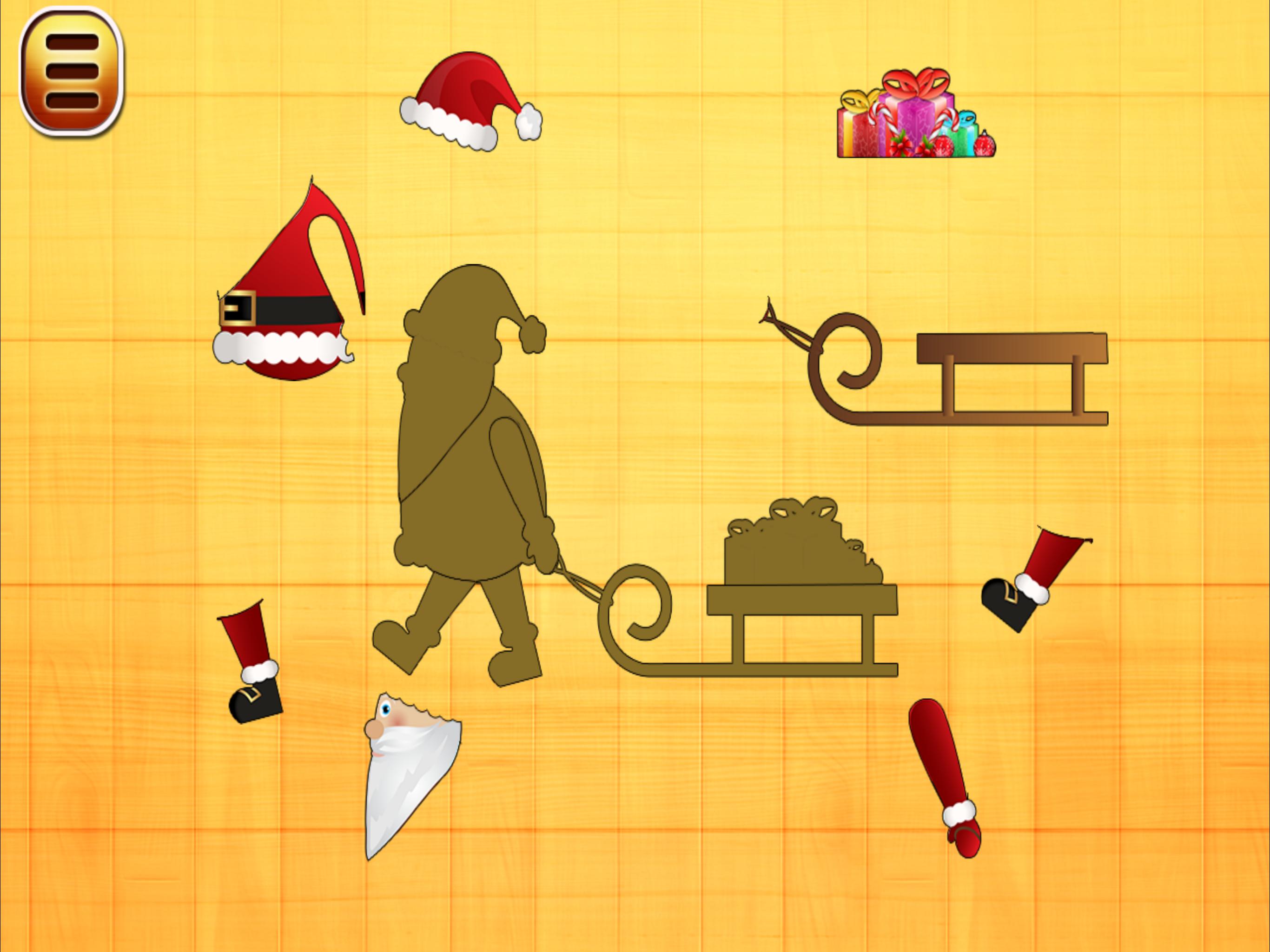 Christmas Santa Wooden Puzzle