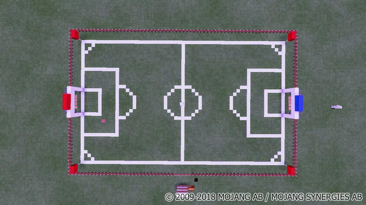 Football Game. Minecraft Map