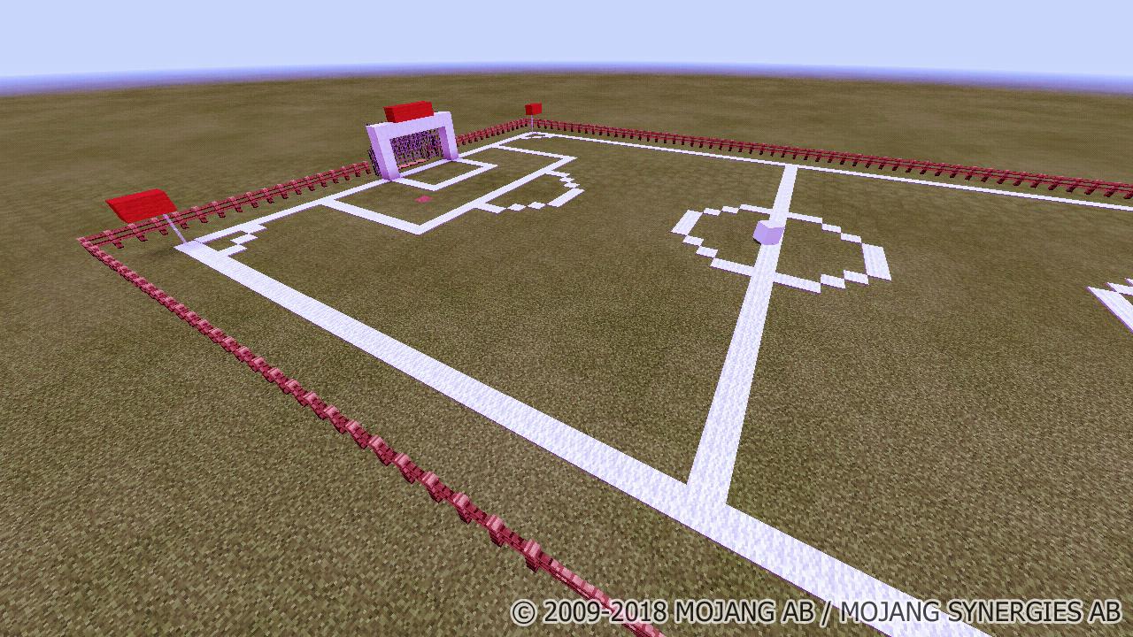 Football Game. Minecraft Map
