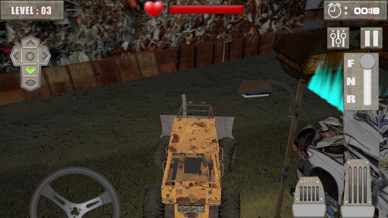 Scrap Heavy Excavator simulato