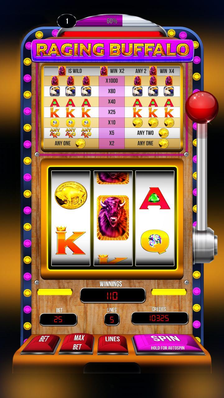 Classic Slots Raging Buffalo