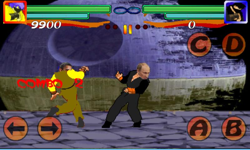 Obama VS Putin Fighting