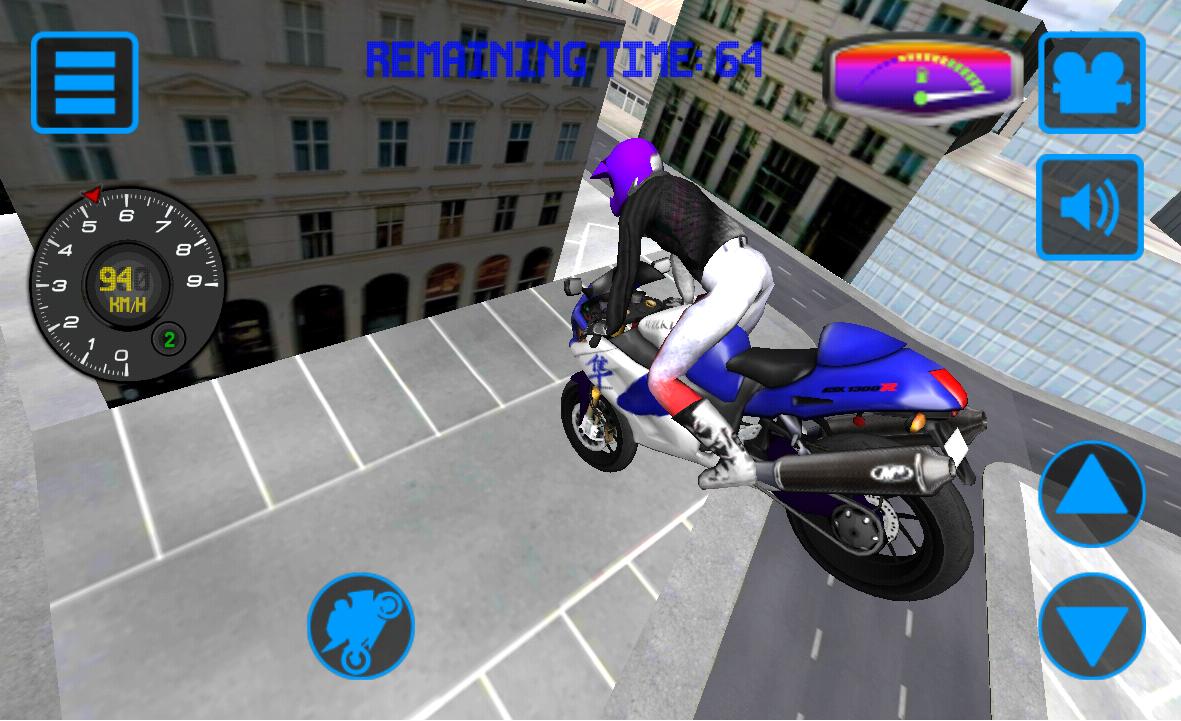 Motorbike Driving 3D City