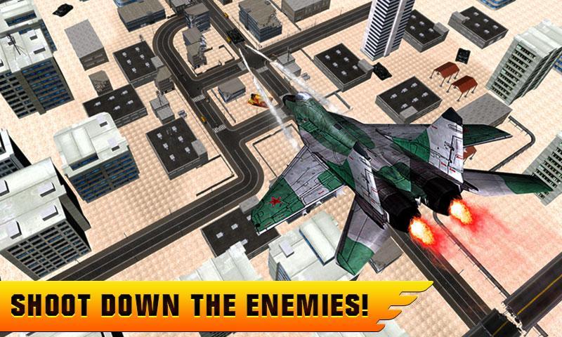Jet Fighter City Attack