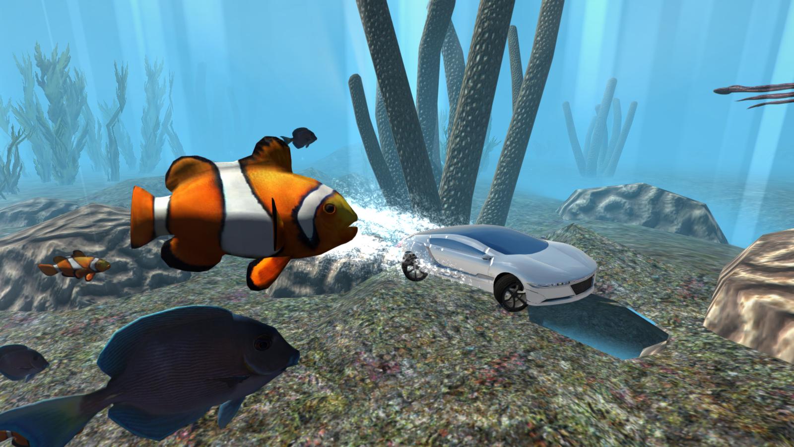 Flying Submarine Car Simulator