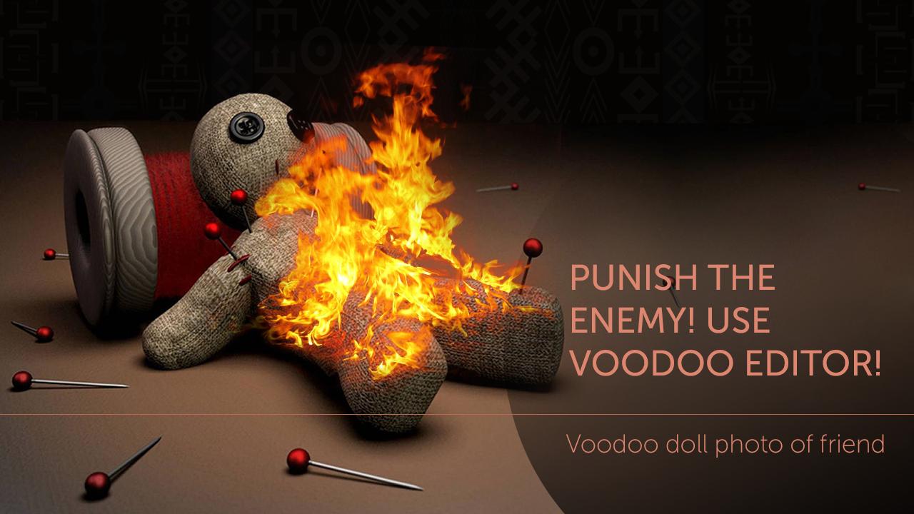 Voodoo doll - photo of friend