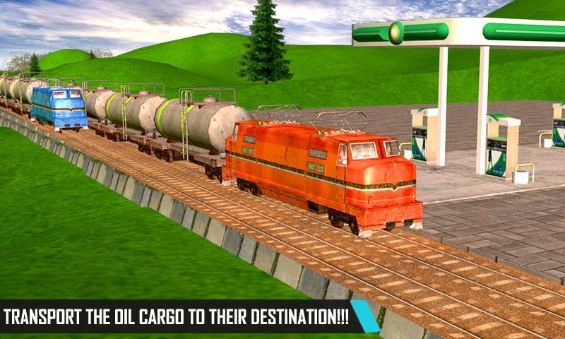 Oil Tank Transport Cargo Train