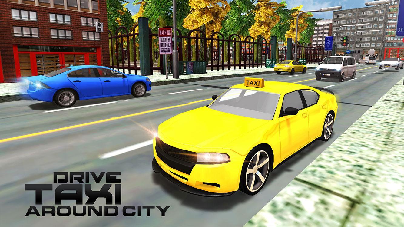 Crazy Taxi Driver Simulator-Taxi Game Sim