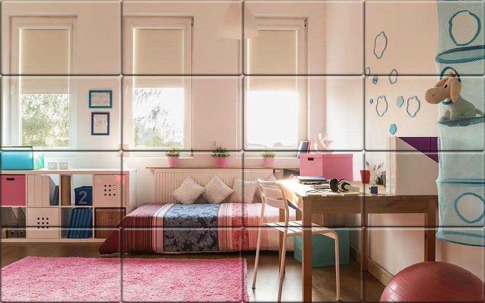 Tile Puzzle Girls Bedrooms