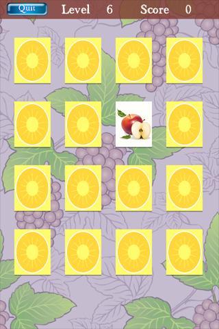 Fruits Memory Games
