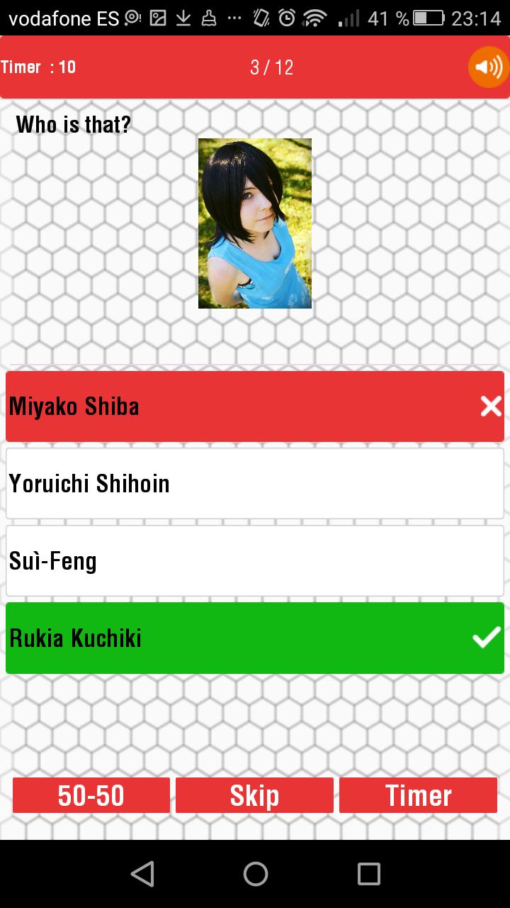 Bleach Cosplay Quiz