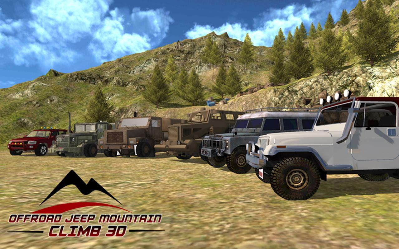 Offroad Jeep mountain climb 3d