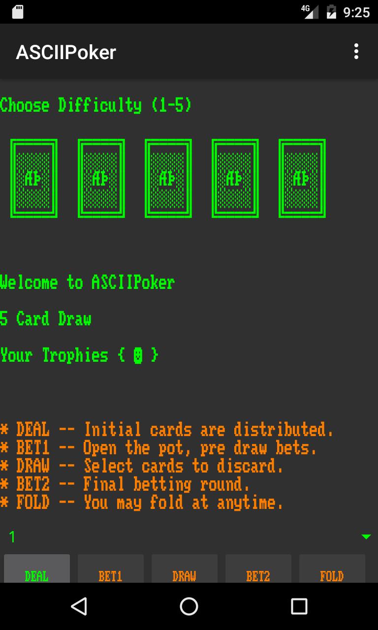 ASCIIPoker
