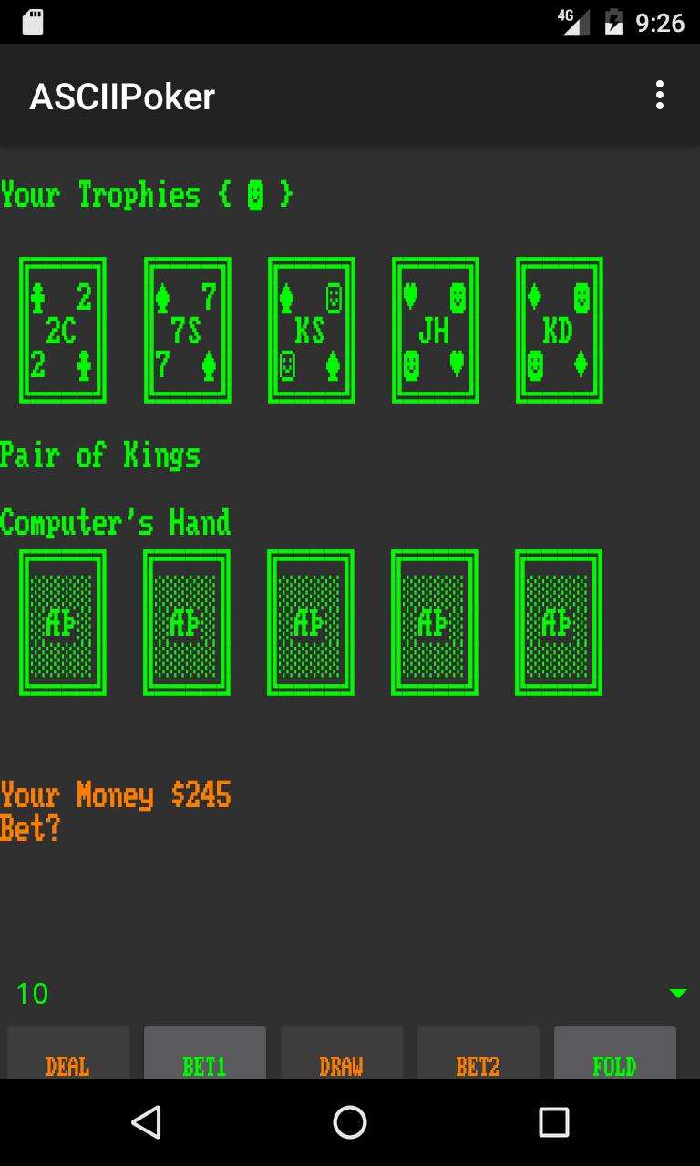 ASCIIPoker