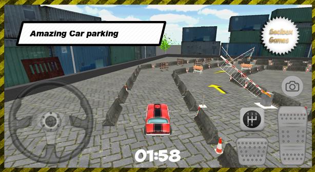 Real Red Car Parking